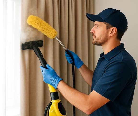 Trusted blind cleaning technician Matty Curtain Cleaning carlingford-nsw QLD