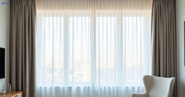 Freshly steam cleaned curtains in carlingford-nsw QLD